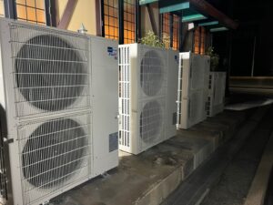 喫茶店 空調更新工事